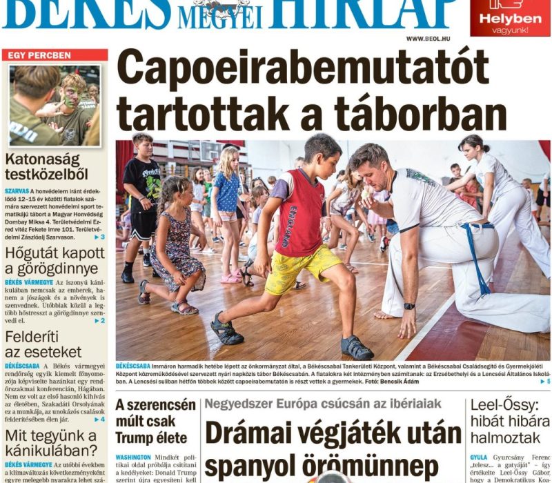 Capoeira Bemutató Békéscsabán